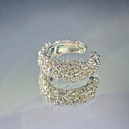 Sidabro cuff'as "Sparkling Dew L"